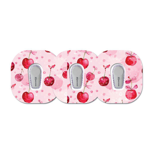 Cherry Coquette 3 Pack CGM Patches