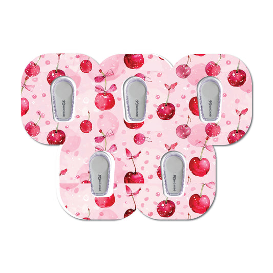 Cherry Coquette 5 Pack CGM Patches