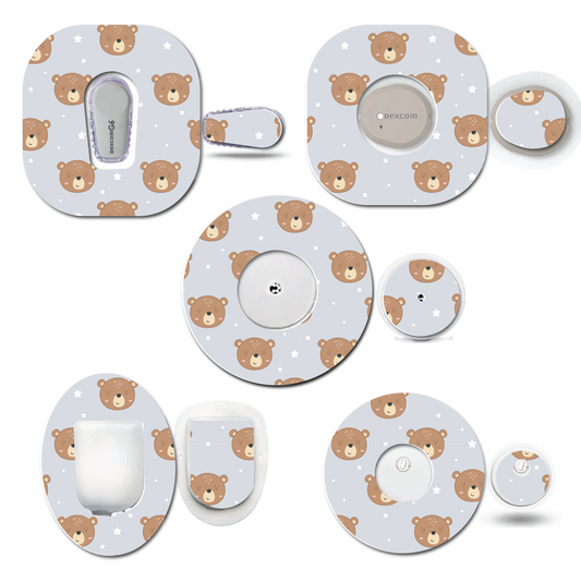 Cute Bears and Stars CGM Set