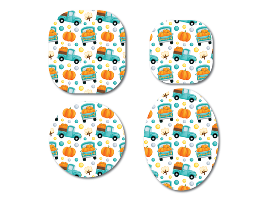 Fall Retro Truck CGM Decorative Over Patch (No Hole)