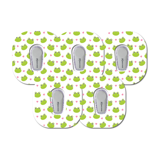 Frogs 5 Pack CGM Patches
