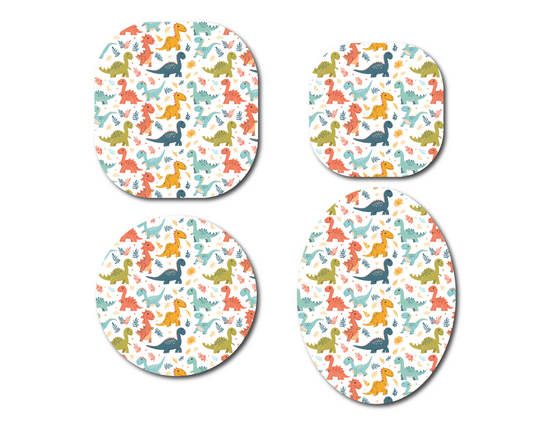 Fun Dino CGM Decorative Over Patch (No Hole)