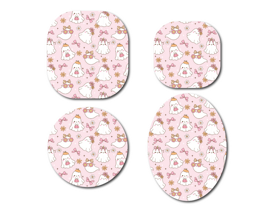 Girly Ghosts CGM Decorative Over Patch (No Hole)