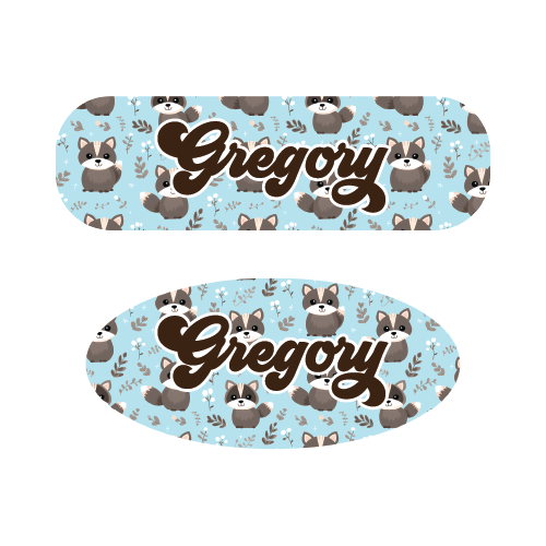 Raccoon Feeding Pump Decal - Infinity or Kangaroo