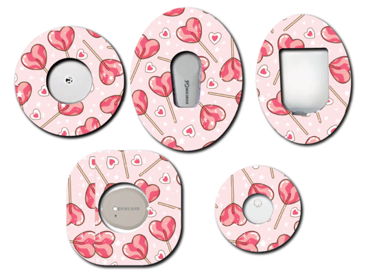 Heart Lollipops CGM Patch