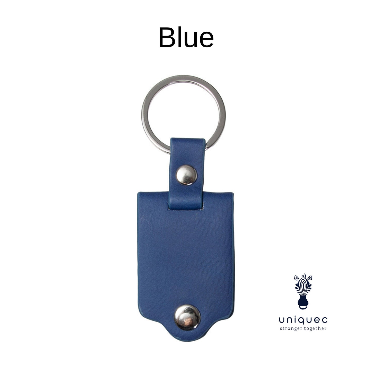 Custom Personalized Photo Keychain PU leather keychain