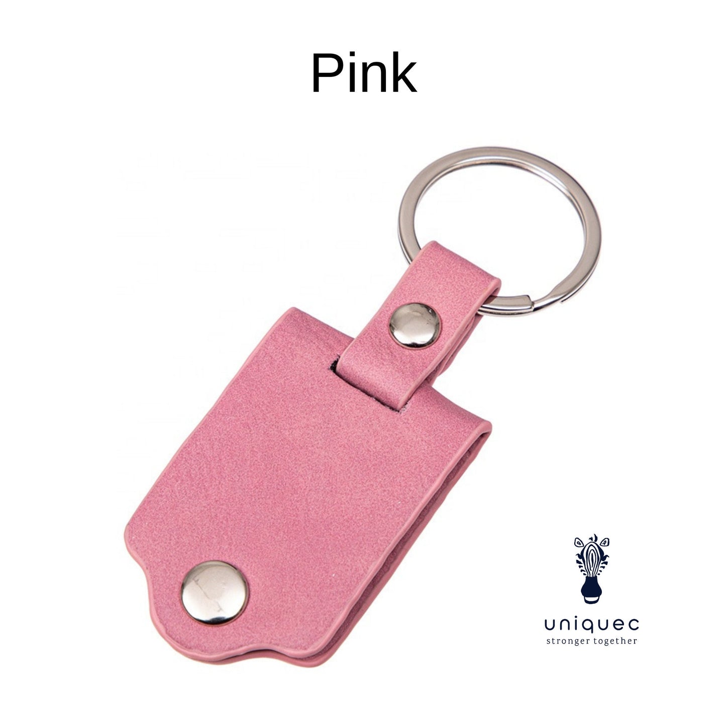 Custom Personalized Photo Keychain PU leather keychain