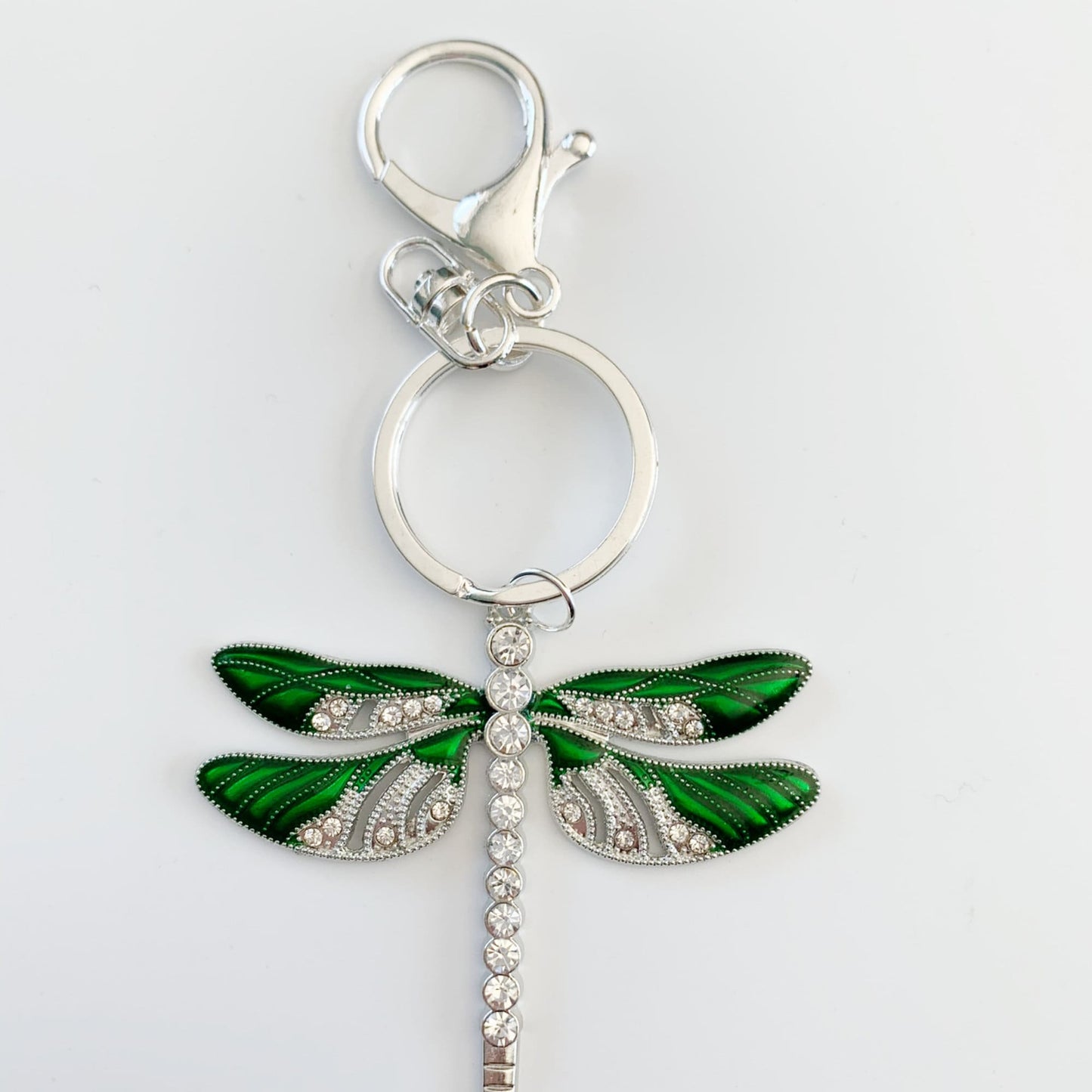 Green Dragonfly and Baby Keepsake Pendant