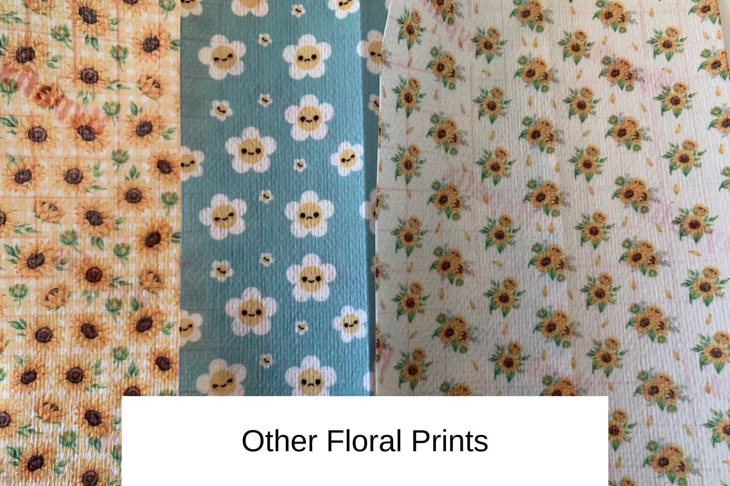 Sunflowers on White Tubie Tape