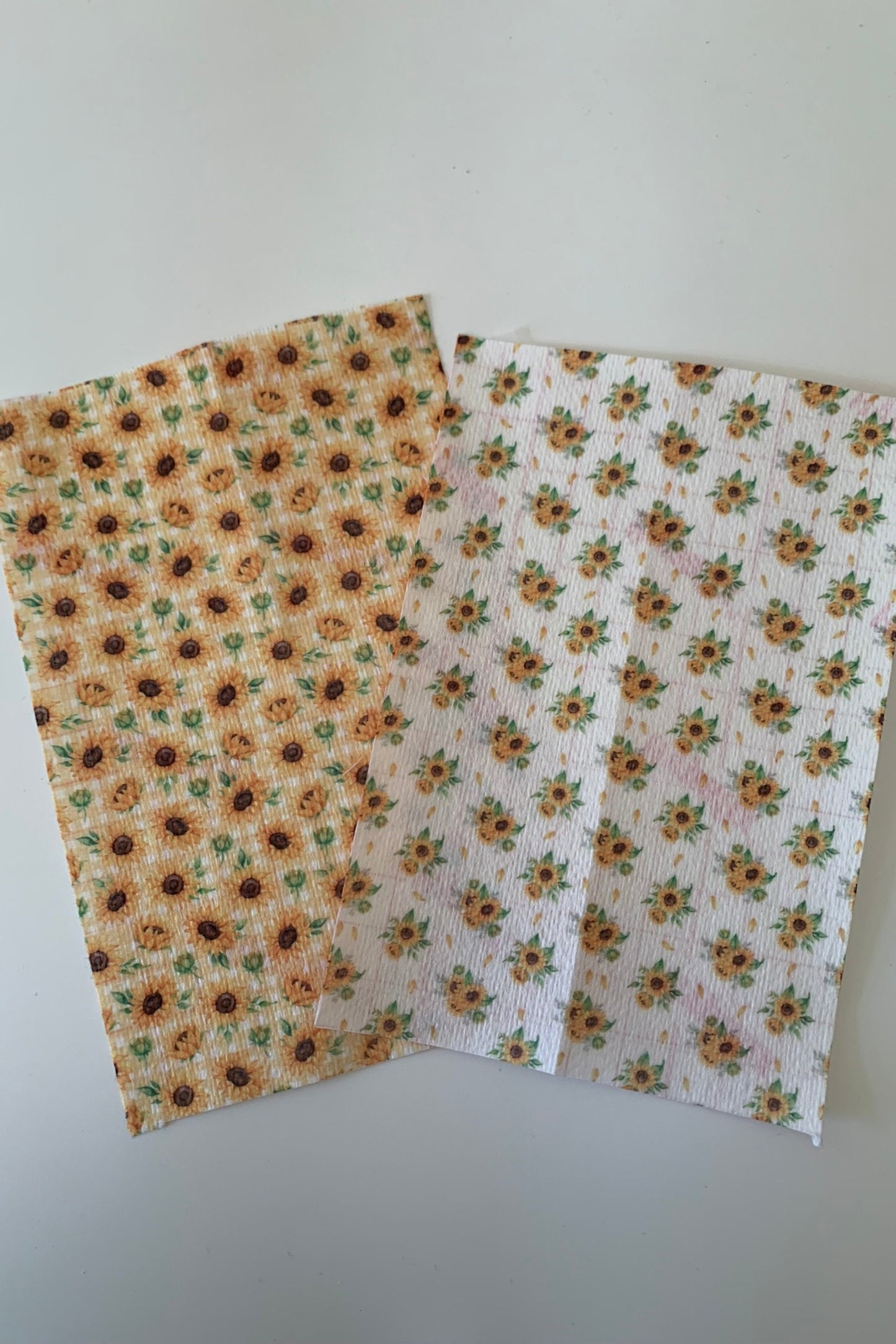 Sunflowers on White Tubie Tape