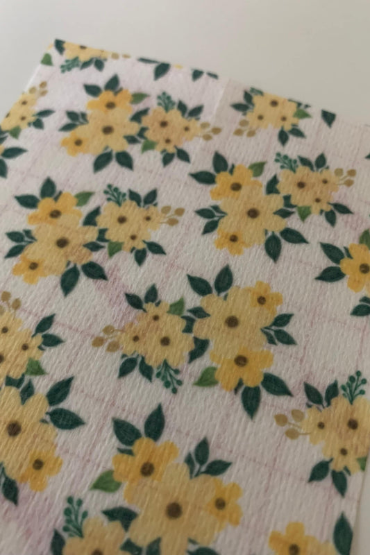 Yellow Flowers Tubie Tape