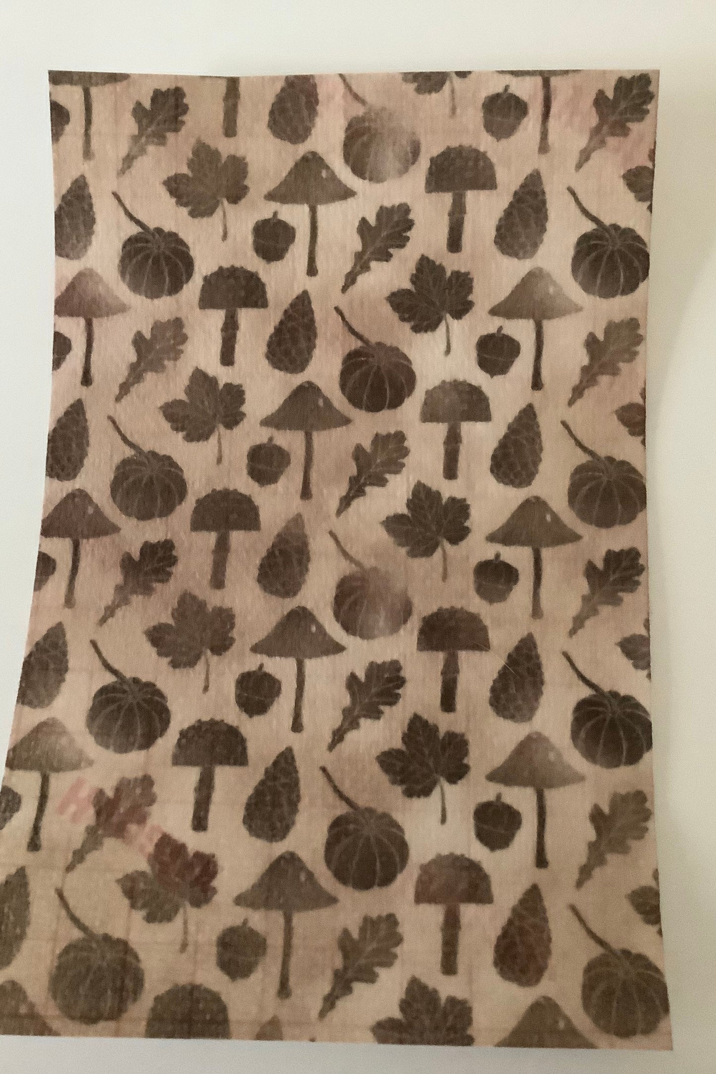 Autumn Mushrooms and Leaves Tubie Tape