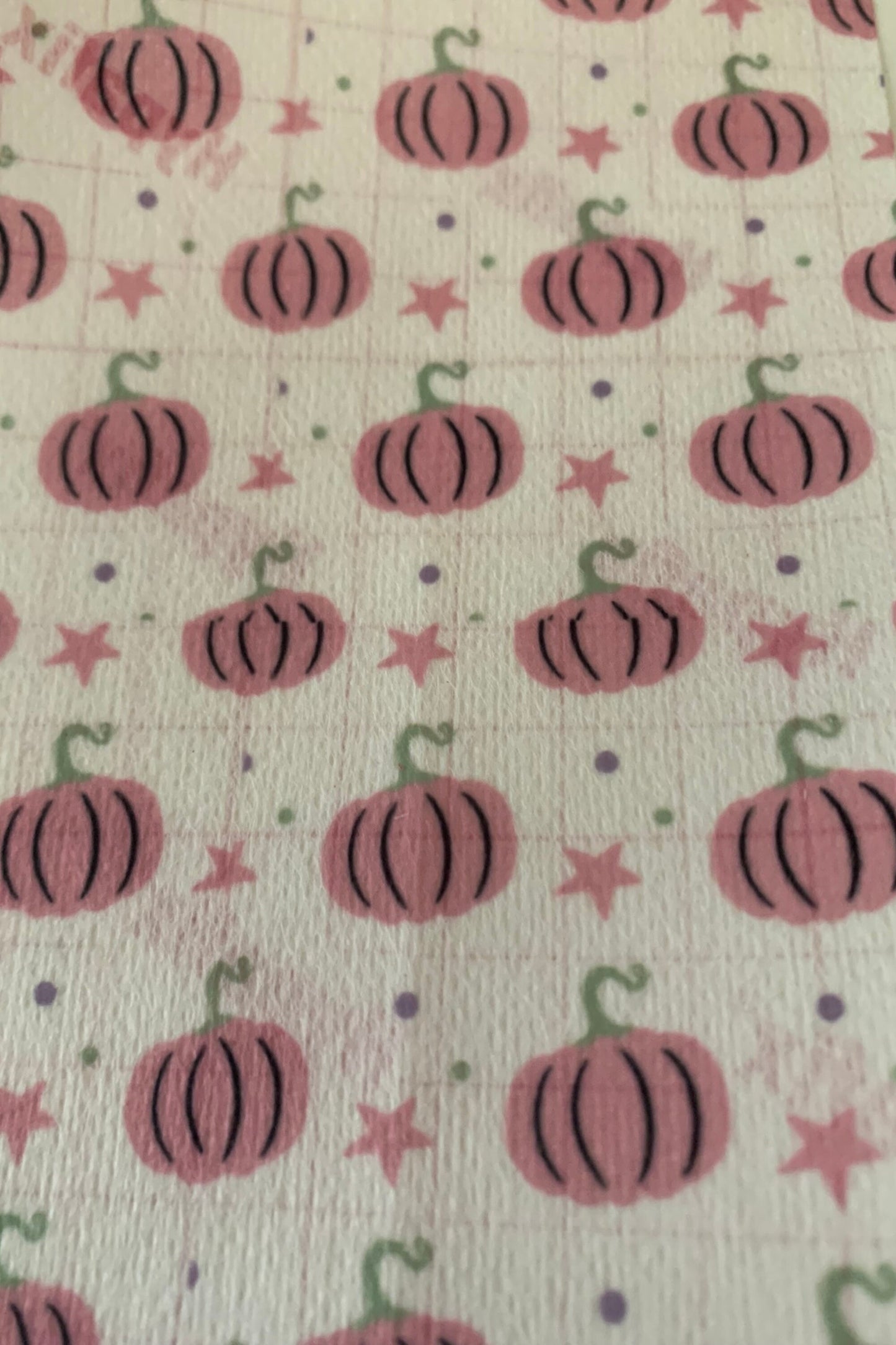 Pink Halloween Pumpkin Tubie Tape