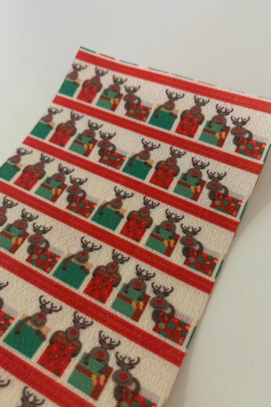 Reindeer Stripes Tubie Tape
