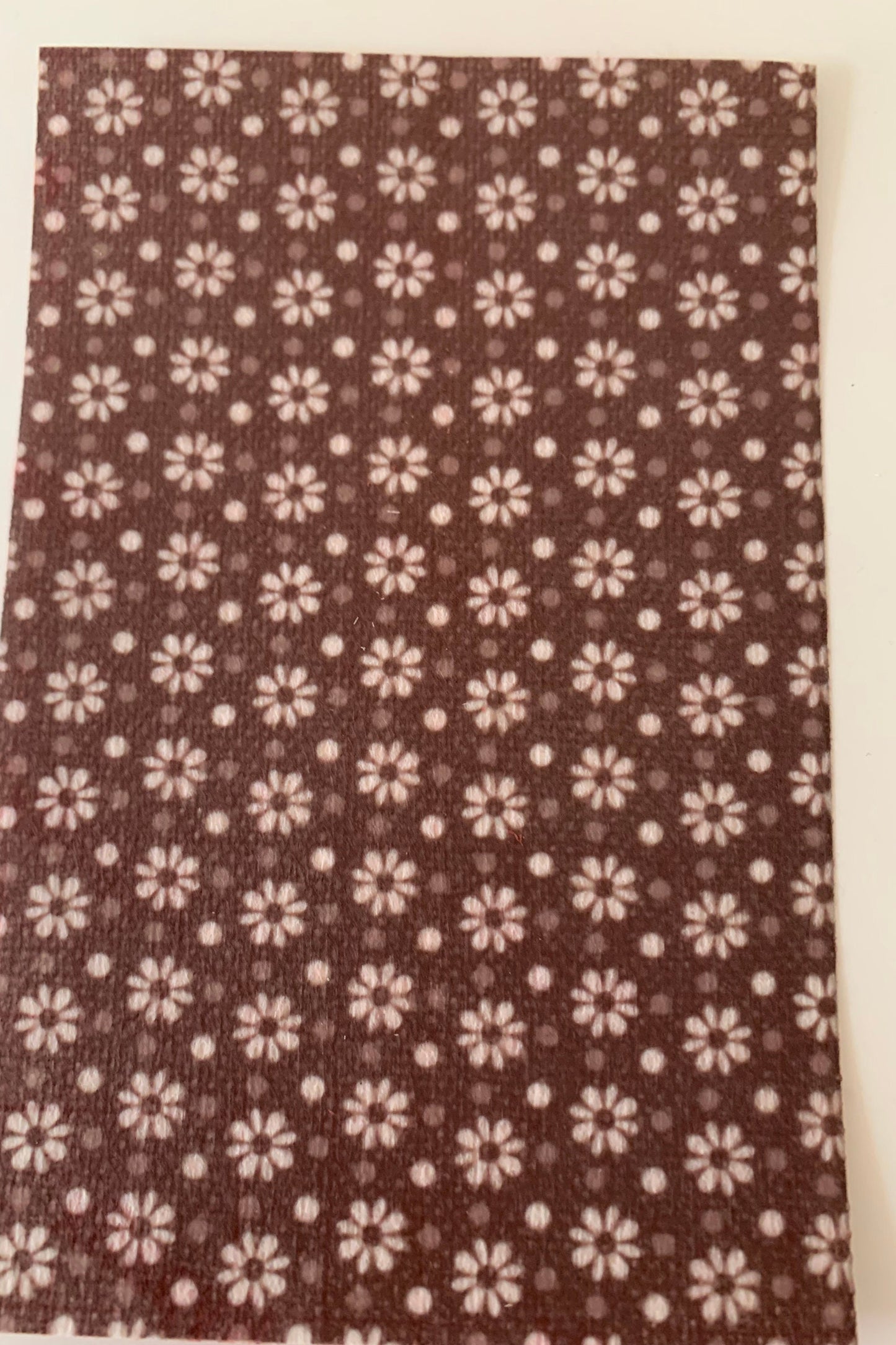 Retro Flower Brown Tubie Tape