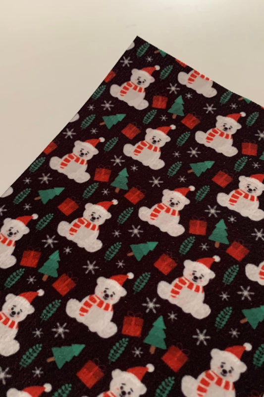Christmas Teddy Bear Tubie Tape