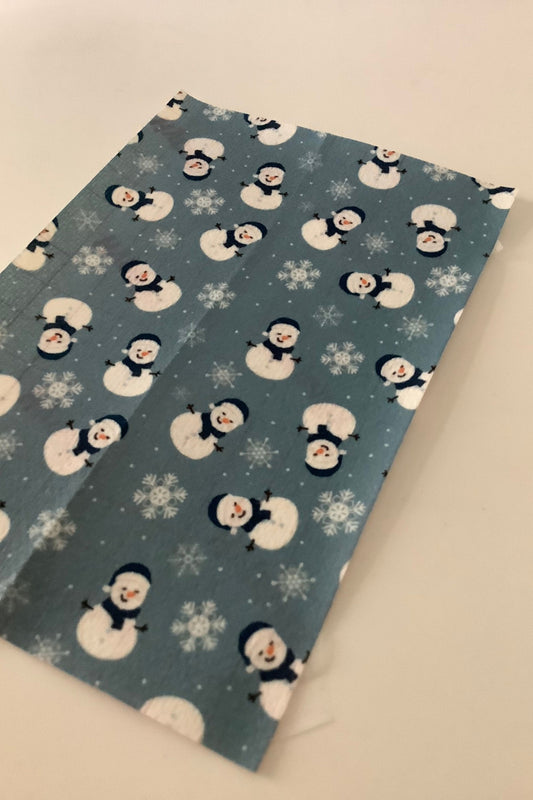 Blue Snowman Tubie Tape