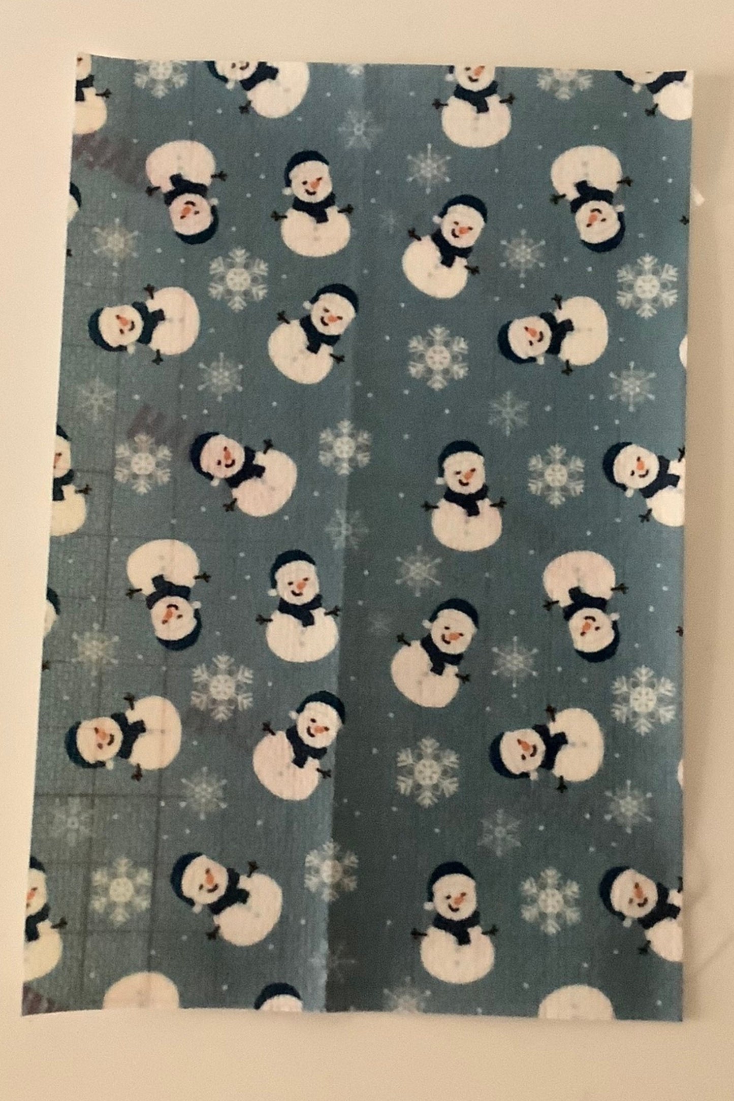 Blue Snowman Tubie Tape