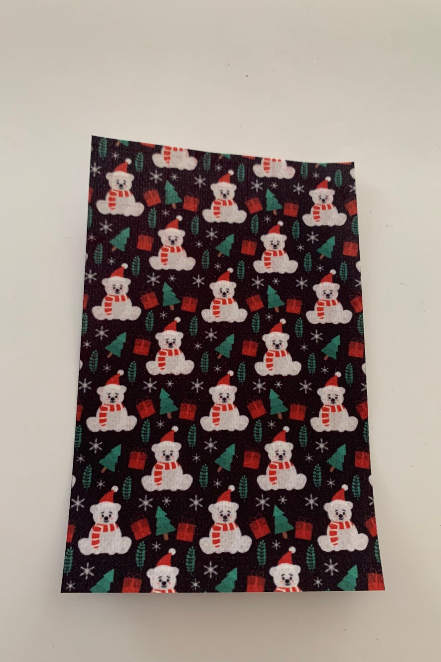 Christmas Teddy Bear Tubie Tape
