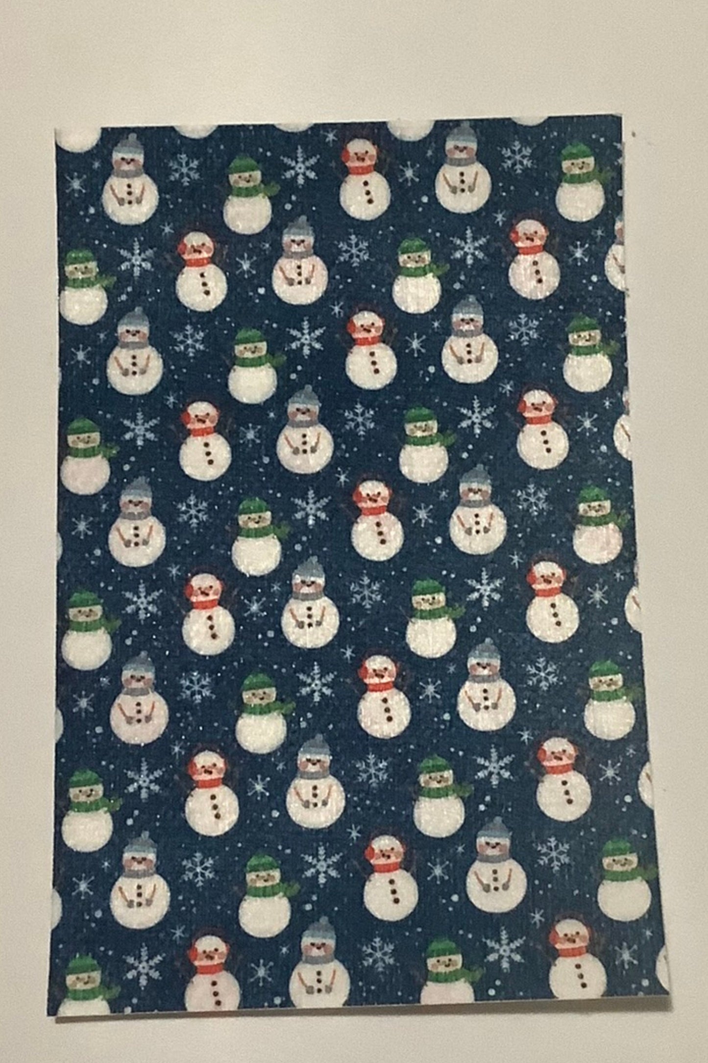 Snowmen on Blue Tubie Tape