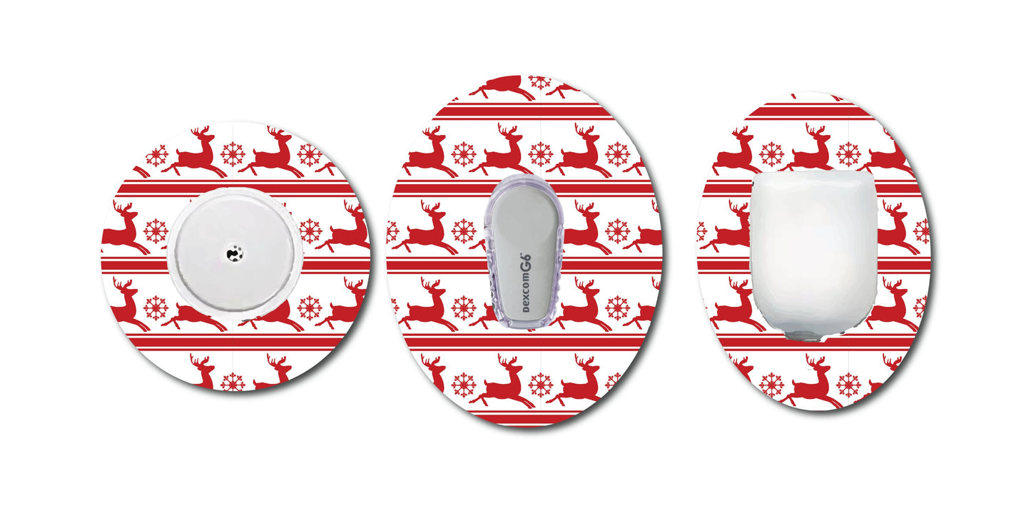 Free Style Libre Christmas Theme Patch Bundle  for Freestyle LIbre, Dexcom, Omnipod Continuous Glucose Monitor patches and stickers