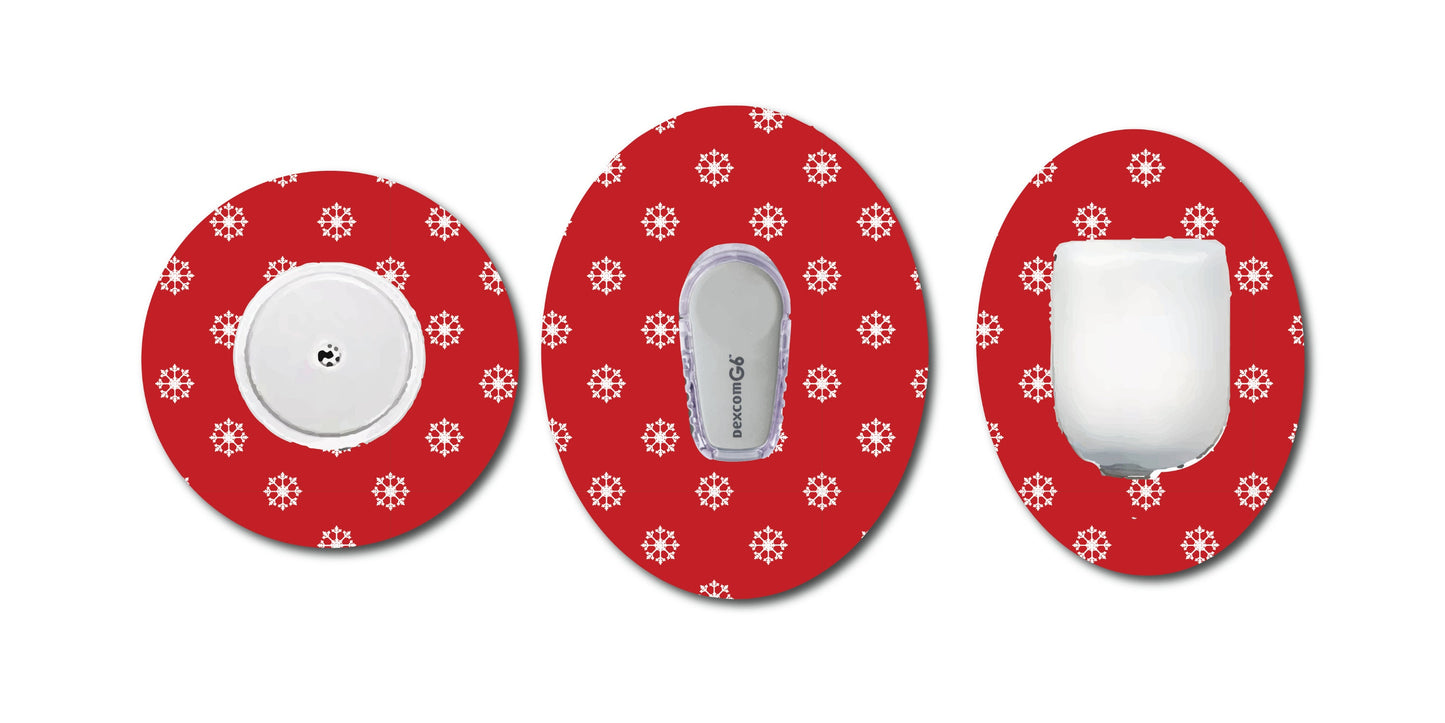 Dexcom G6 Christmas Theme Patch Bundle  for Freestyle LIbre, Dexcom, Omnipod Continuous Glucose Monitor patches and stickers