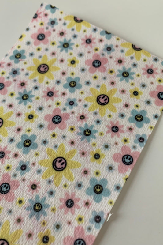 Pastels Retro Smiley Face Tape for Feeding Tubes, Oxygen, Medical devices NG tube, Peg, TPN, NJ tube, tube feeding medical tape