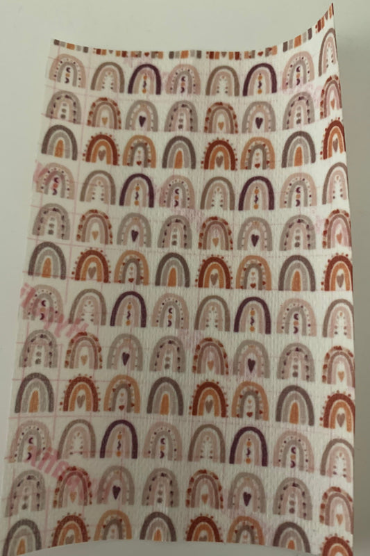 Boho Rainbows Tan Tubie Tape