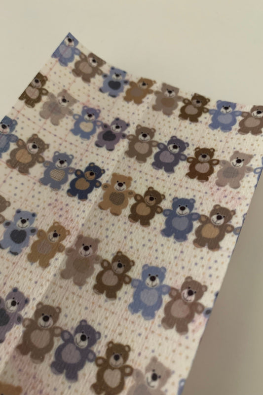 Bears in Rows Tubie Tape