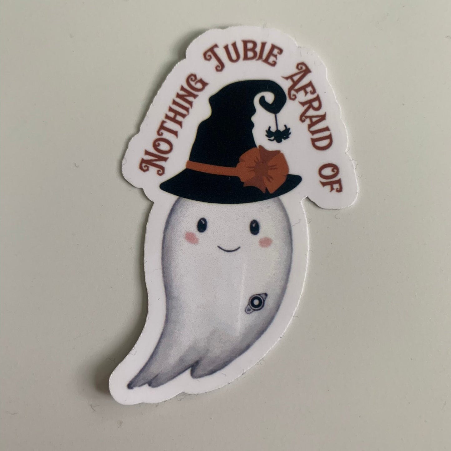 Nothing Tubie Afraid Of Ghost Witch G-Tube Sticker