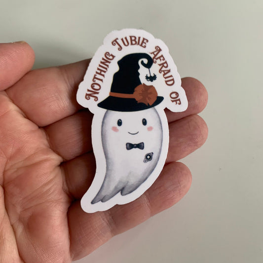 Nothing Tubie Afraid Of Ghost Witch G-Tube Sticker