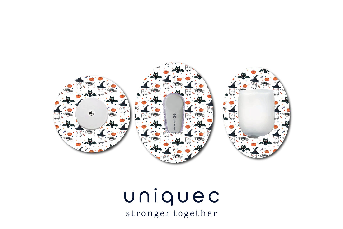 Cat Witch CGM patch for Freestyle LIbre, Dexcom, Omnipod Continuous Glucose Monitor patches and stickers