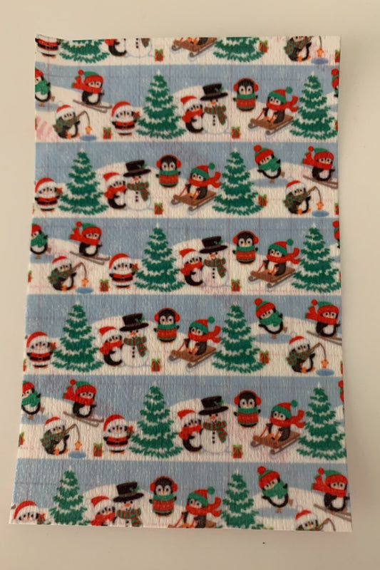 Christmas Penguins Tubie Tape