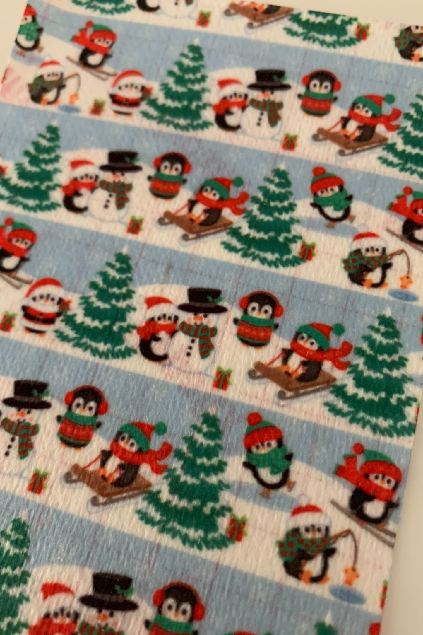 Christmas Penguins Tubie Tape