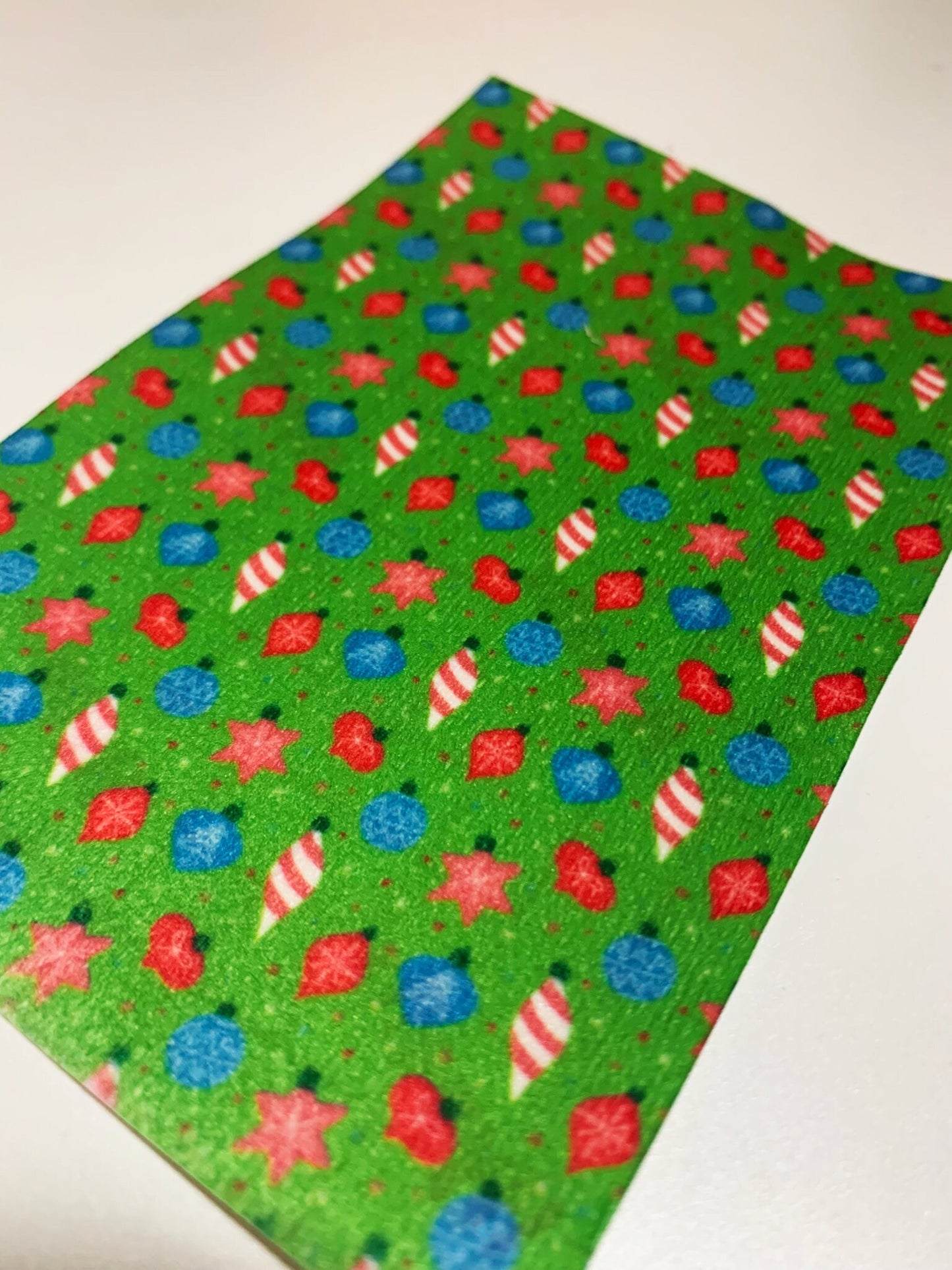 Christmas Candy Cane Ornaments Lights Pinks and Greens Tubie Tapes