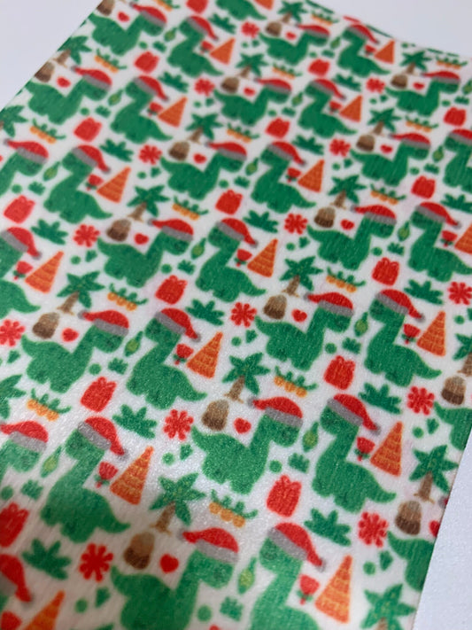 Christmas Dinosaurs Tubie Tape