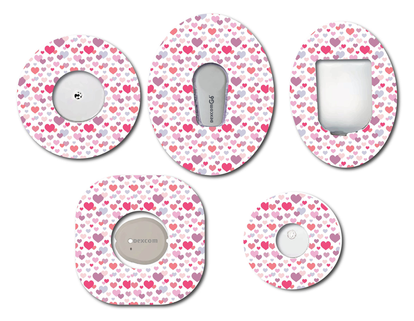 Playful Hearts CGM Patch