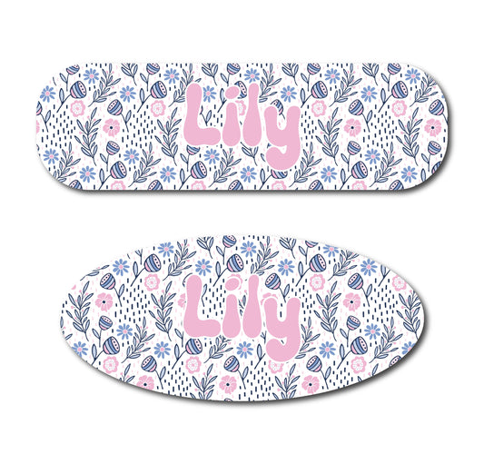 Boho Pastel Flowers Blue Infinity or Kangaroo Joey Feeding Pump Decal