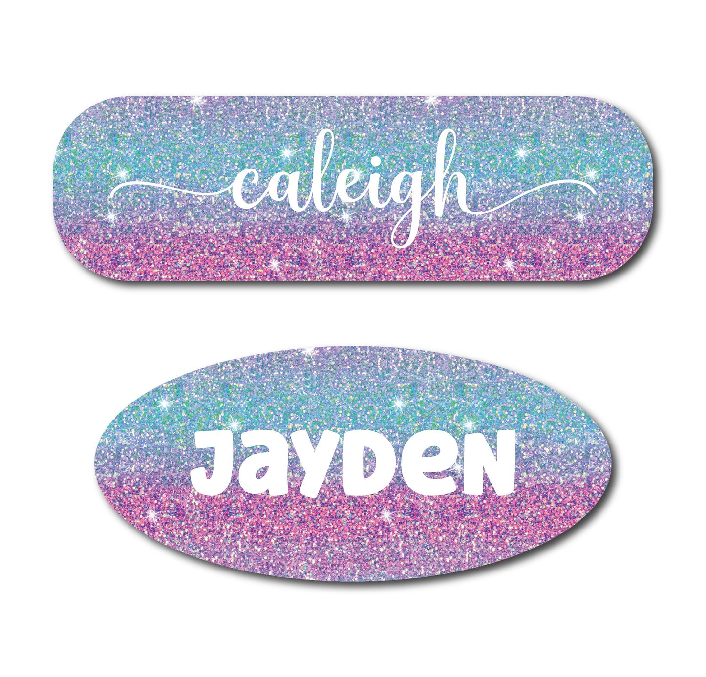 Glitter Ombre Look Infinity or Kangaroo Joey Feeding Pump Decal