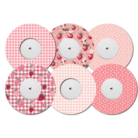 Strawberry Coquette Collection Freestyle 2- Set of 6 Patches
