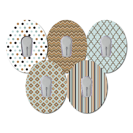 Masculine Dexcom G6 Collection Set of 5 Patch