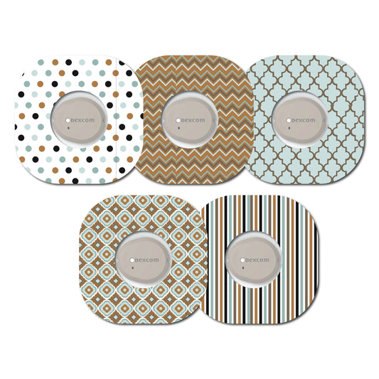 Masculine Dexcom G7 Collection Set of 5 Patch
