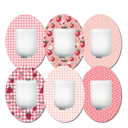 Strawberry Coquette Collection Omnipod- Set of 6 Patches