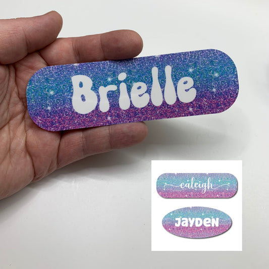 Glitter Ombre Look Infinity or Kangaroo Joey Feeding Pump Decal