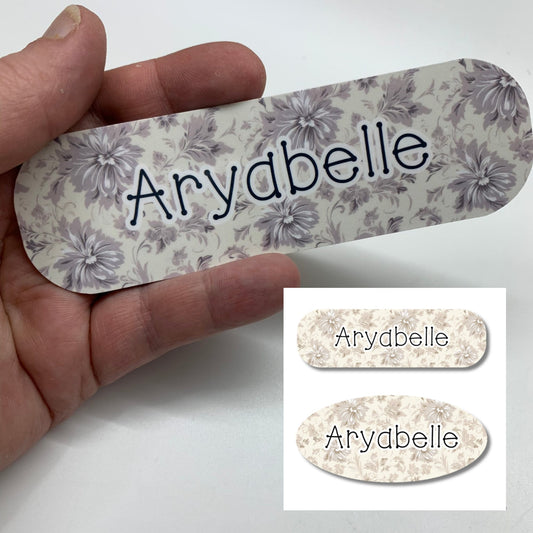 Faded Mauve Flower Infinity or Kangaroo Joey Feeding Pump Decal