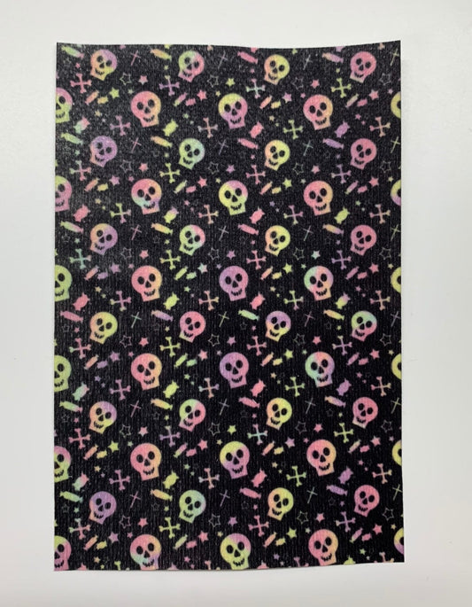 Halloween Skulls Ombre Tubie Tapes