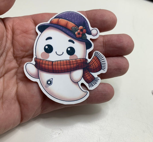 Halloween Ghost G-Tube Sloth Sticker