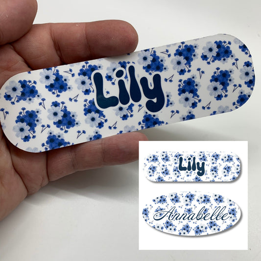 Blue Flower Infinity or Kangaroo Joey Feeding Pump Decal
