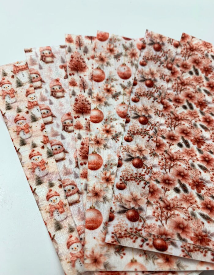 Pink Christmas Collection Tubie Tape