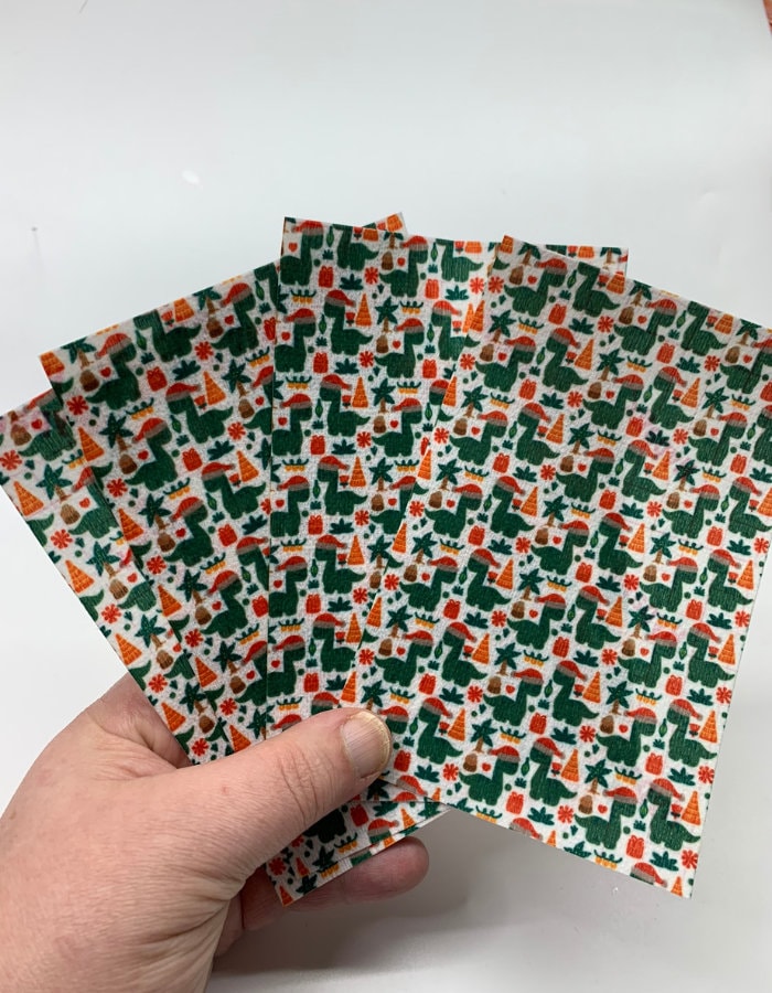 Christmas Dinosaurs Tubie Tape